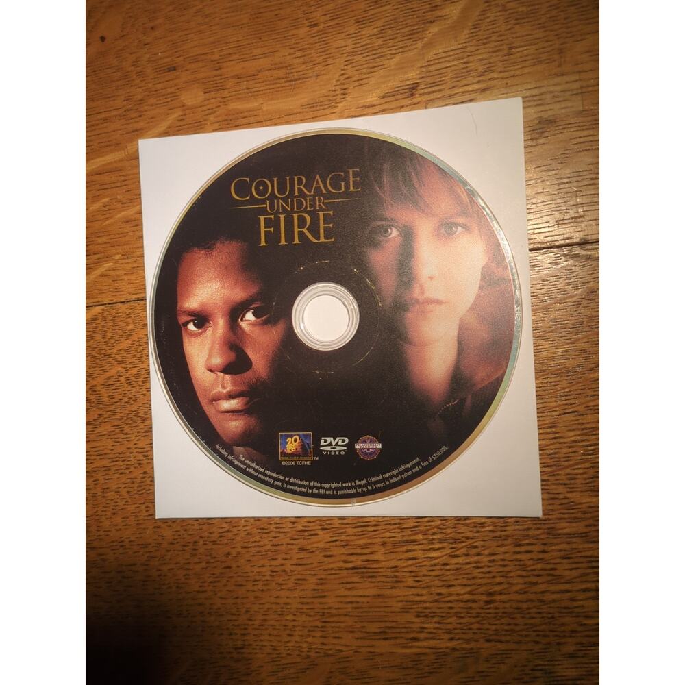 Courage Under Fire (DVD, 2000, Enhanced Widescreen) Denzel Washington Disc Only